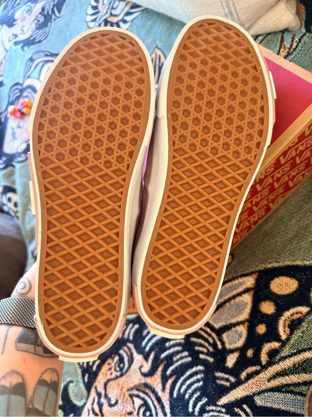BRAND NEW Vans Mauve Purple/Pink Low-Top Canvas Sneakers - Picture 2 of 6